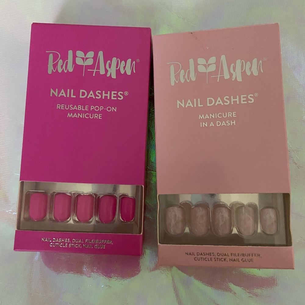 Red Aspen Nail Dashes